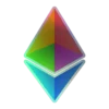 Ethereum Holographic Sticker