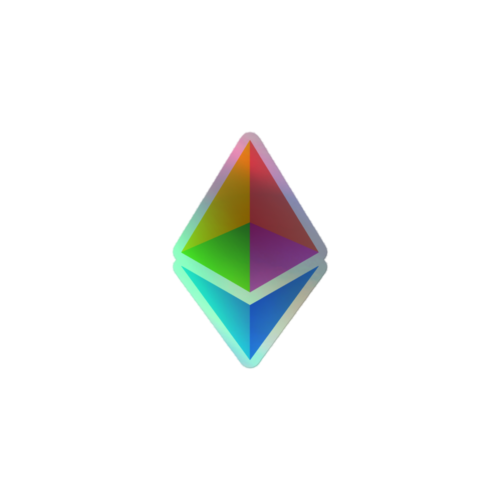 Ethereum Holographic Sticker