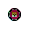 Pay Me In SHIB Holographic Sticker
