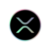 XRP Logo Holographic Sticker