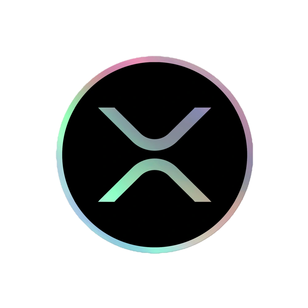 XRP Logo Holographic Sticker