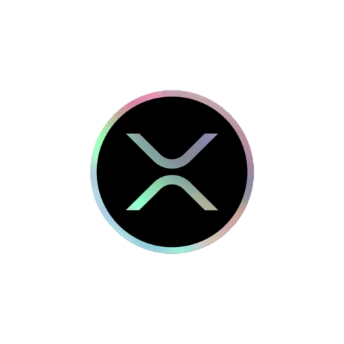 XRP Logo Holographic Sticker