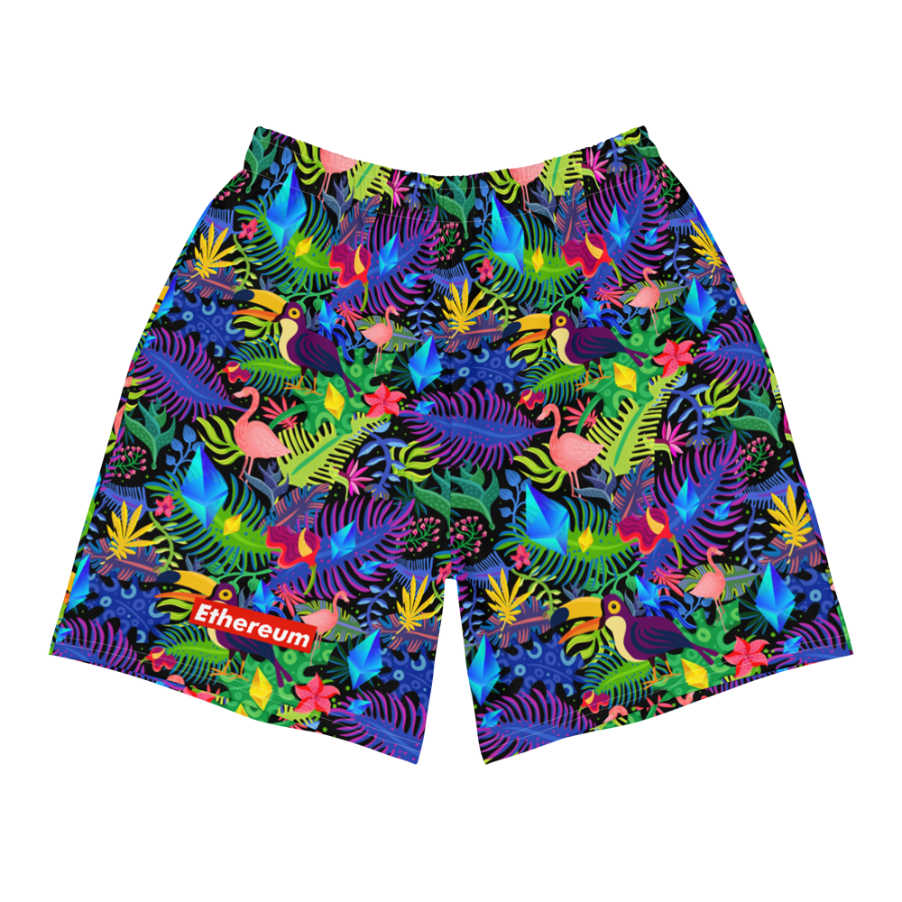 Ethereum Tropical Men's Beach Shorts