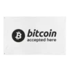 Bitcoin Accepted Here Flag