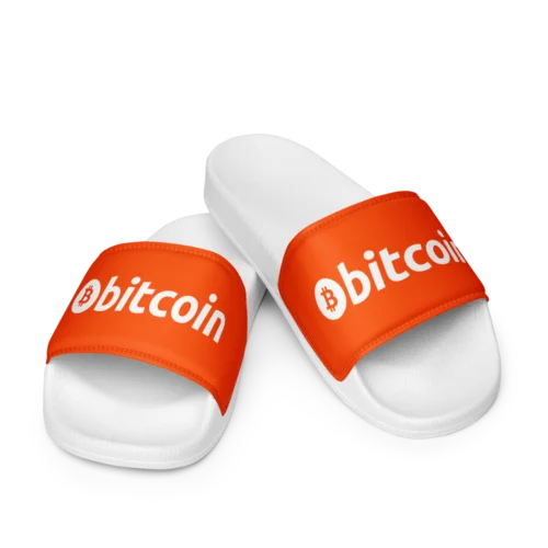 Bitcoin Orange Men’s slides