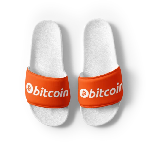 Bitcoin Orange Men’s slides