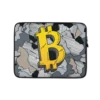 Bitcoin Sketch Logo Laptop Sleeve