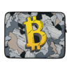 Bitcoin Sketch Logo Laptop Sleeve