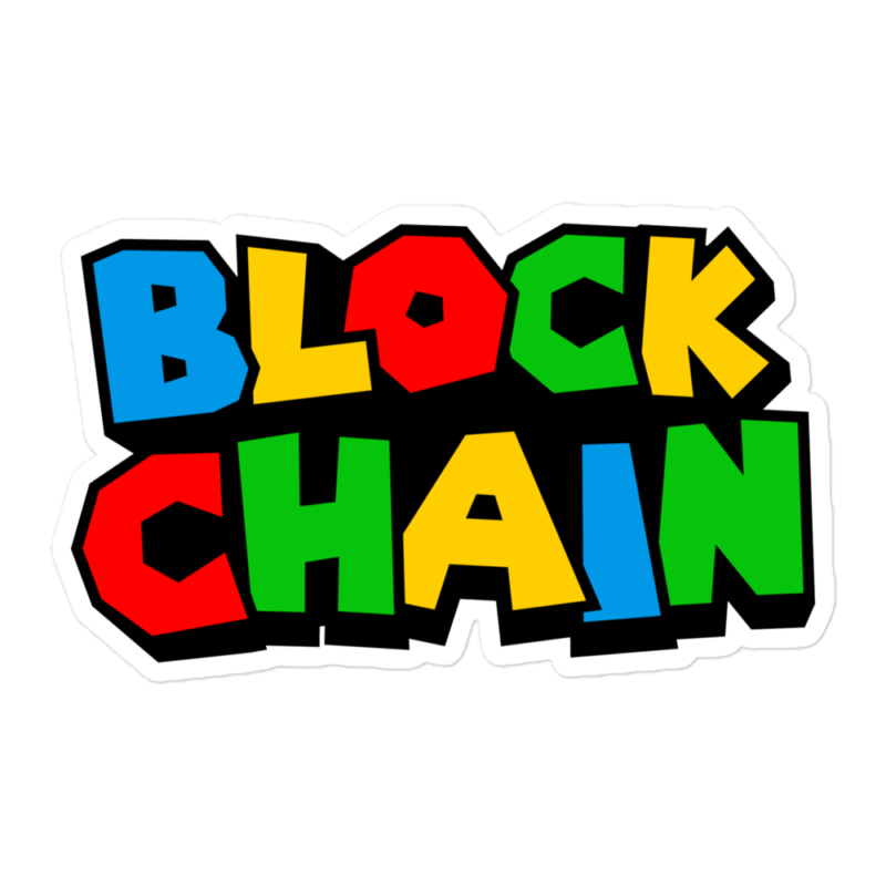 Blockchain Sticker