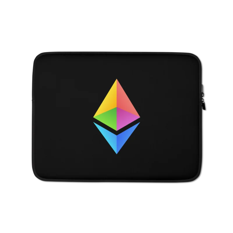 Ethereum Colorful Logo Laptop Sleeve