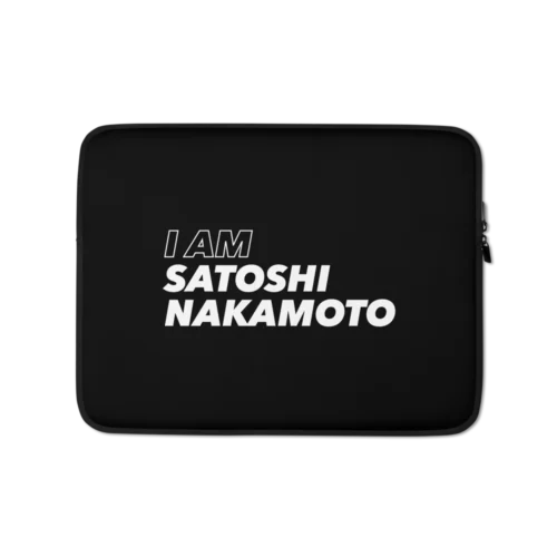 I am Satoshi Nakamoto Laptop Sleeve