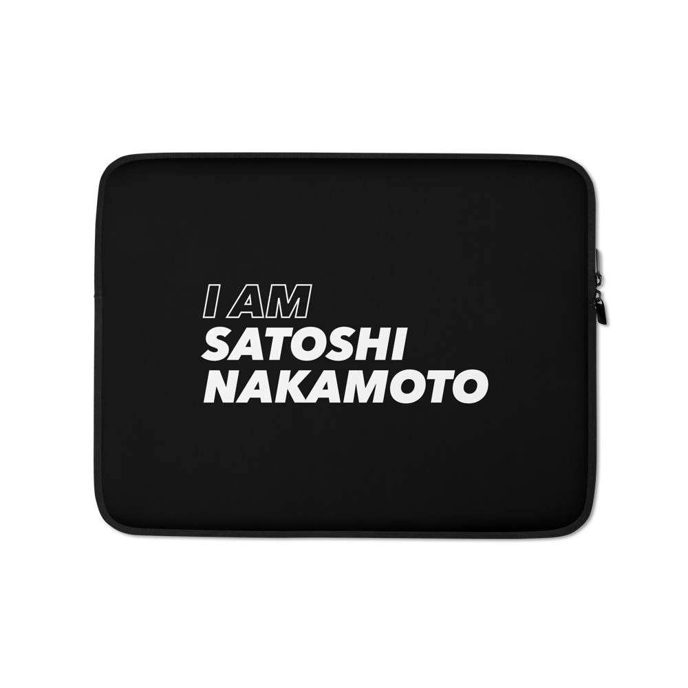 I am Satoshi Nakamoto Laptop Sleeve