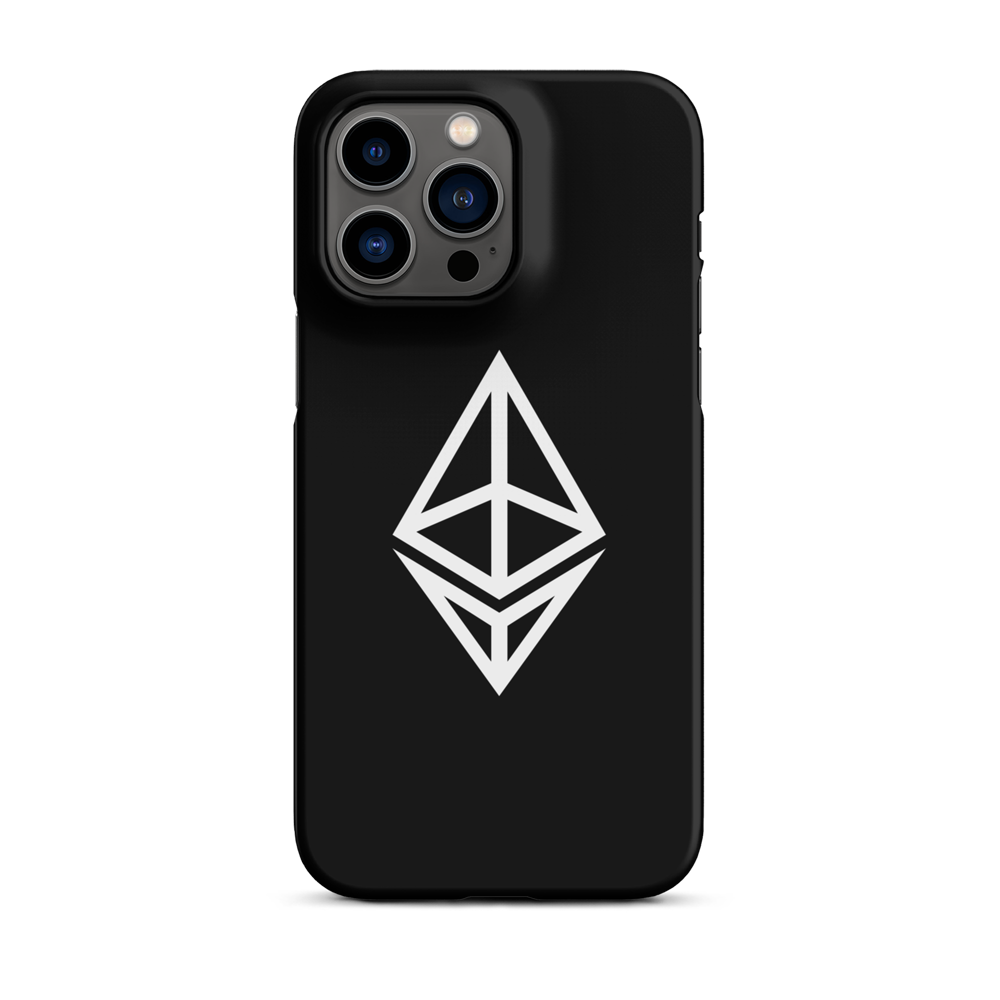 snap case for iphone matte iphone 14 pro max front 6478b03a275ae - Ethereum Outline Logo Snap case for iPhone®