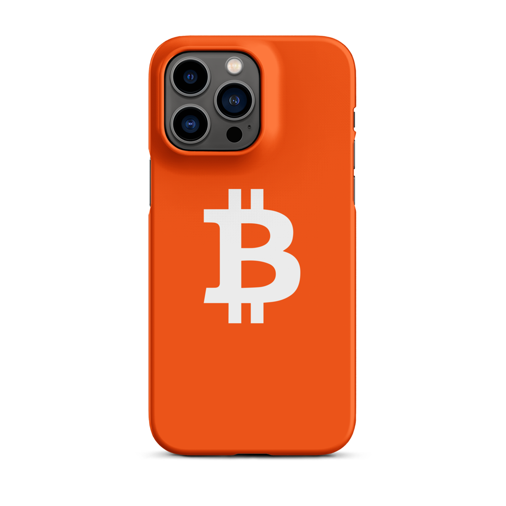 snap case for iphone matte iphone 14 pro max front 6478bc15cff13 - Bitcoin Orange Snap case for iPhone®