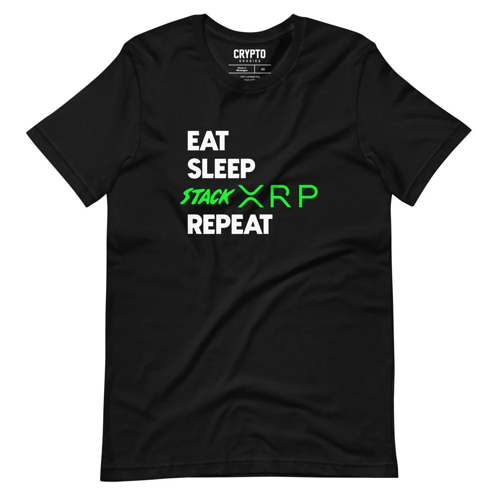 Eat, Sleep, Stack XRP, Repeat T-Shirt