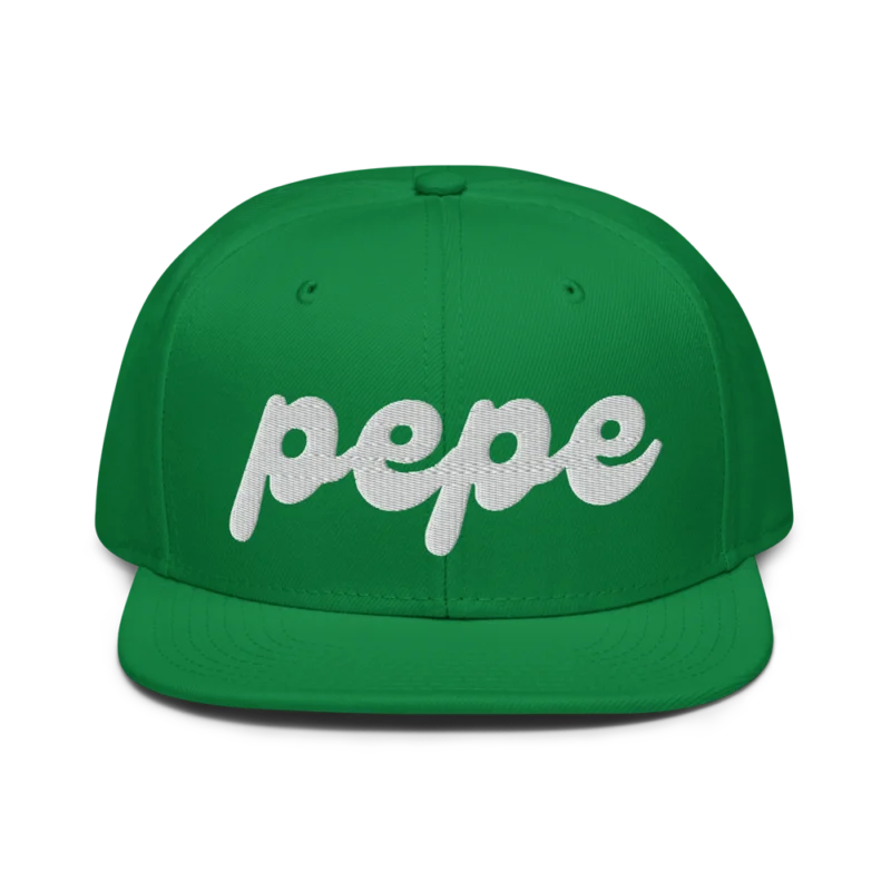 $PEPE Snapback Hat