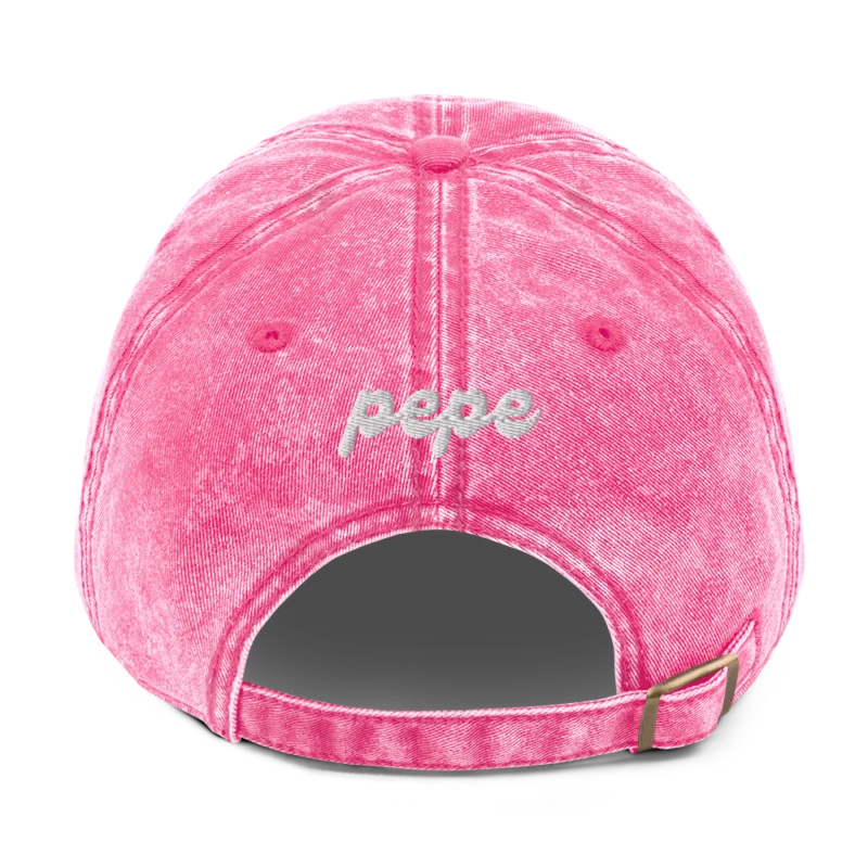 $PEPE Vintage Baseball Cap
