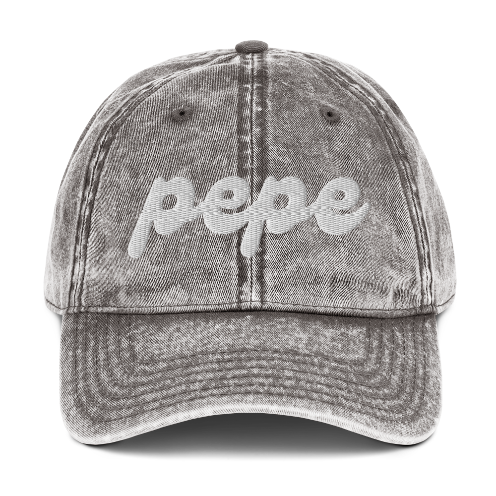 $PEPE Vintage Baseball Cap