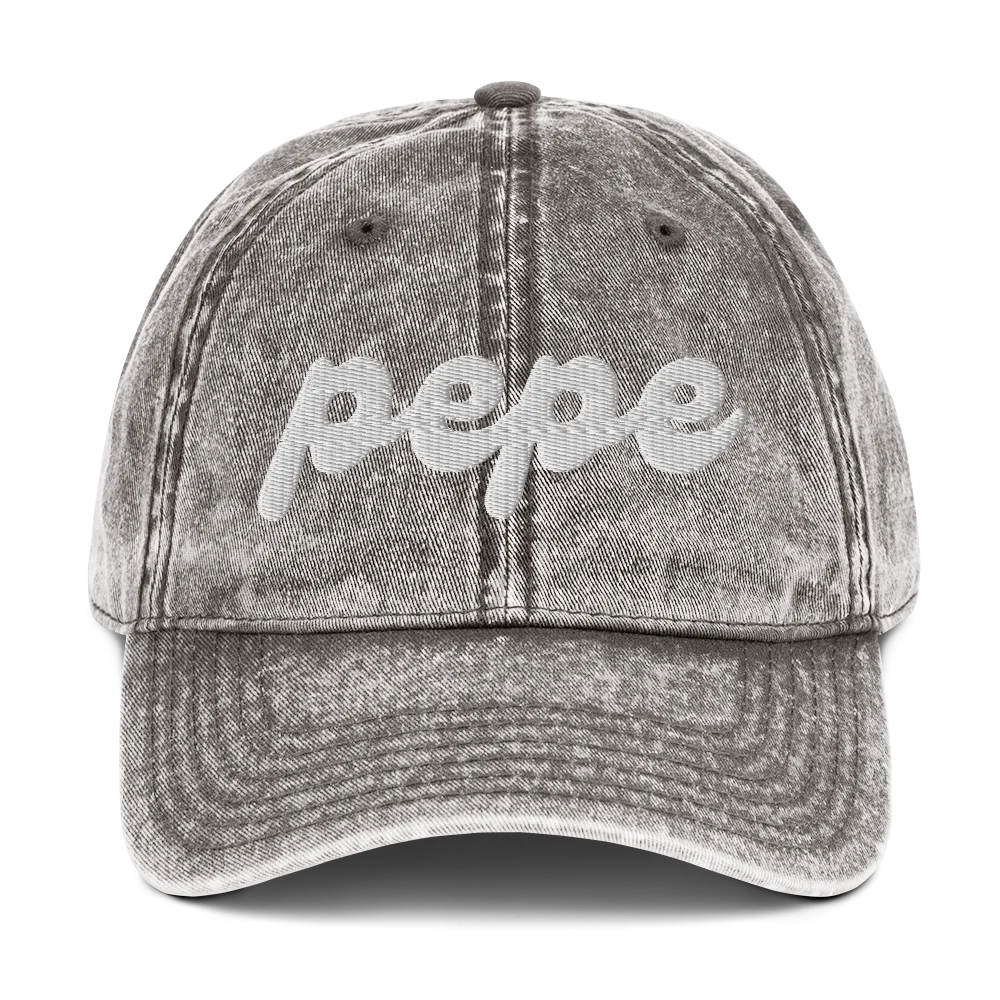 $PEPE Vintage Baseball Cap - Image 3