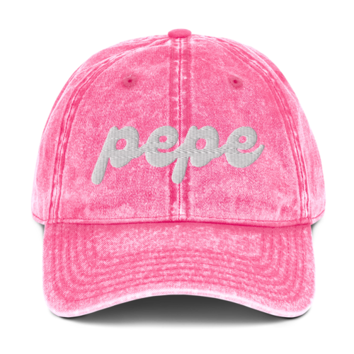 $PEPE Vintage Baseball Cap