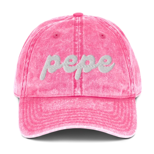 $PEPE Vintage Baseball Cap