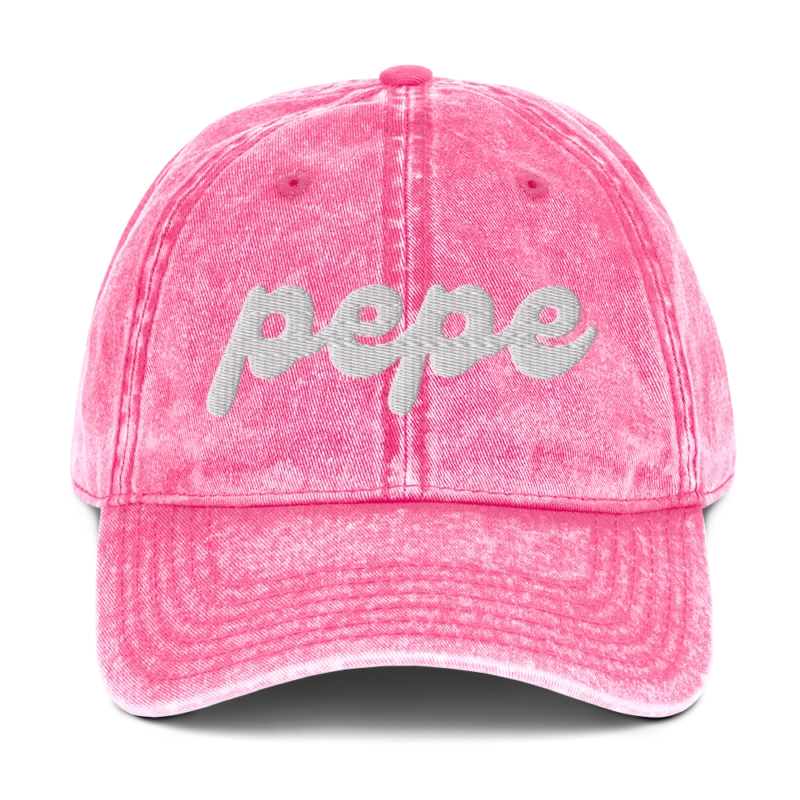 $PEPE Vintage Baseball Cap