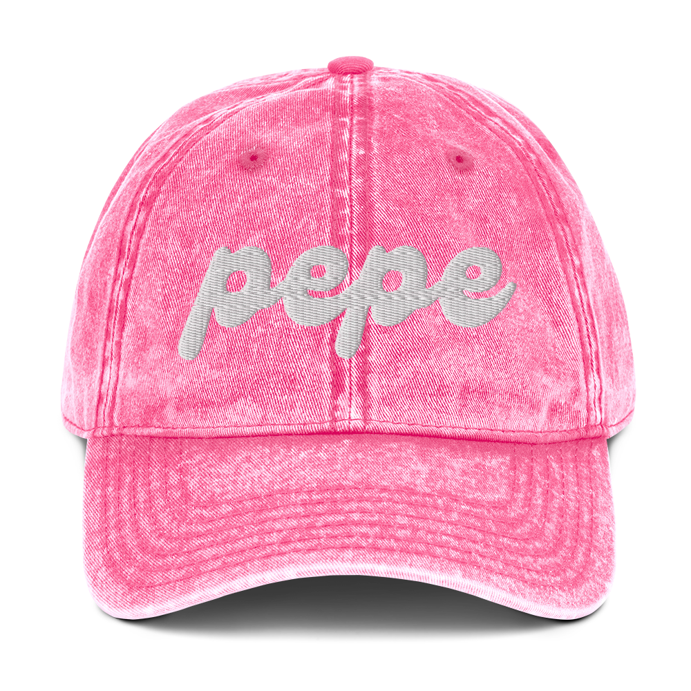 $Pepe Vintage Baseball Cap