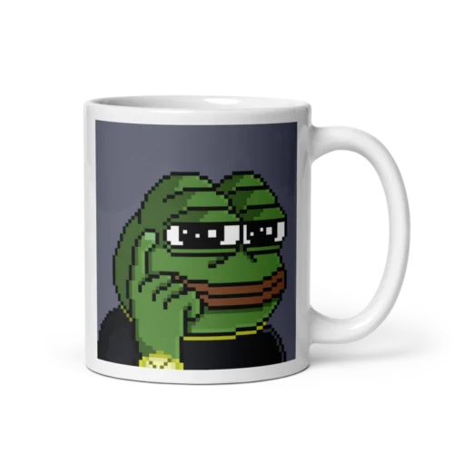 Pepe x Smart Guy Meme Mug