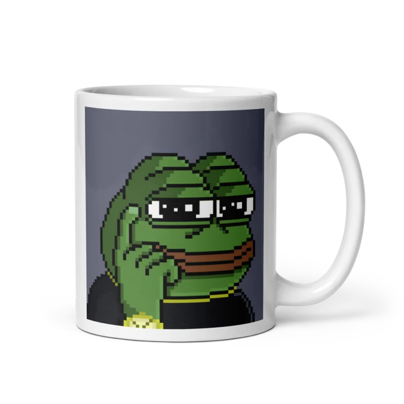 Pepe x Smart Guy Meme Mug