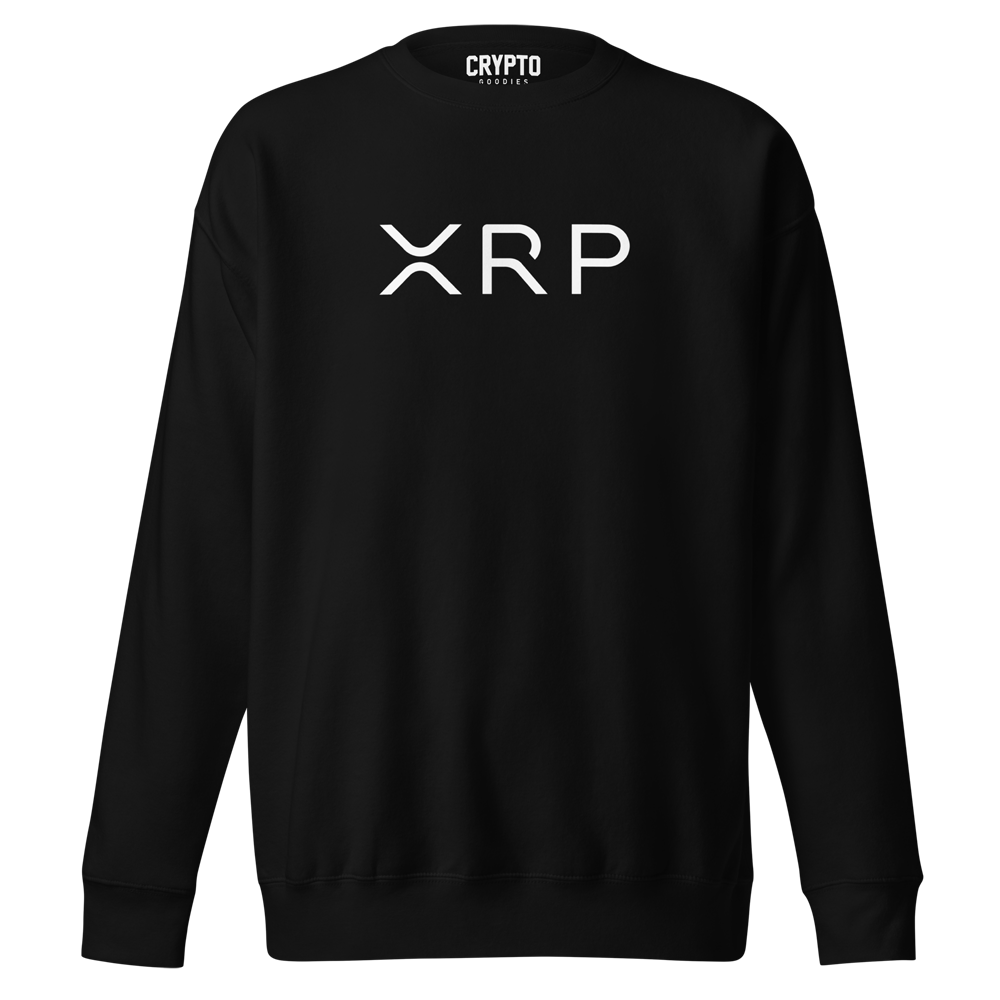 unisex premium sweatshirt black front 64b689d8ae064 - XRP Premium Sweatshirt