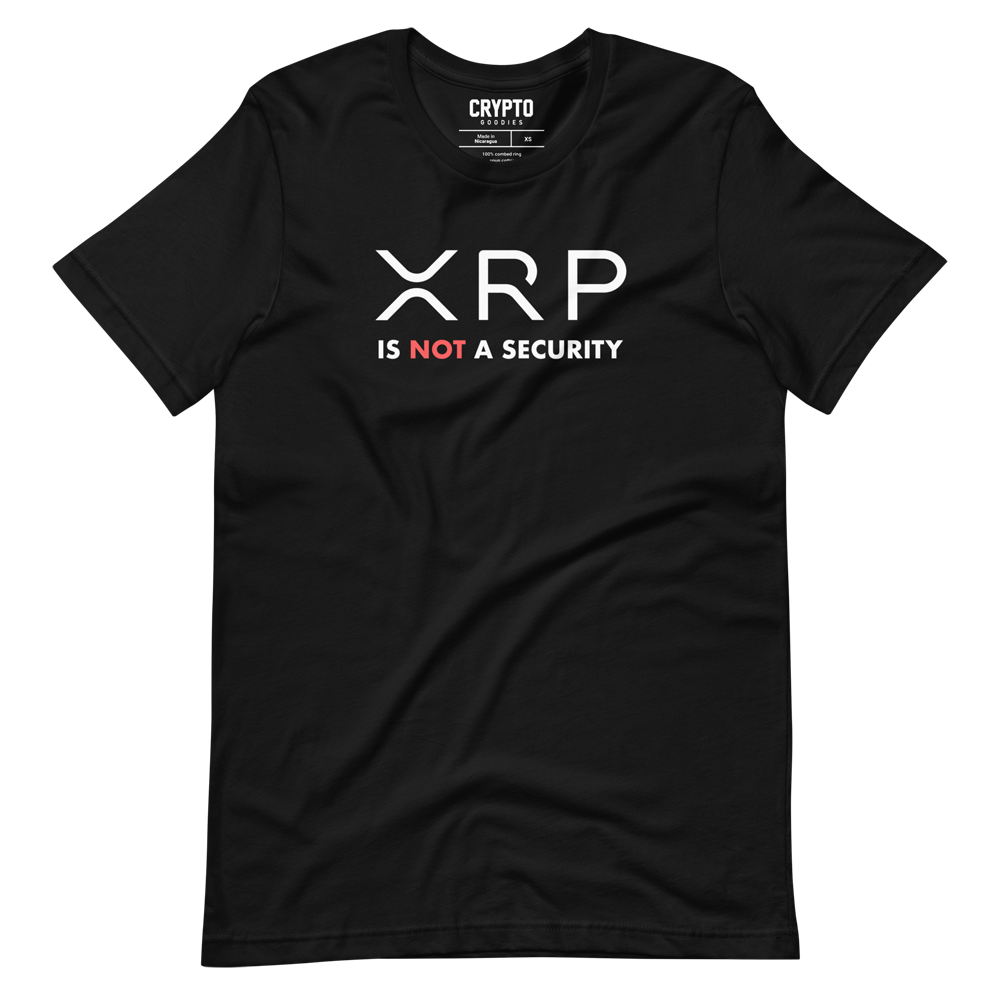 unisex staple t shirt black front 64b2e0ebcf649 - XRP Is Not A Security T-Shirt