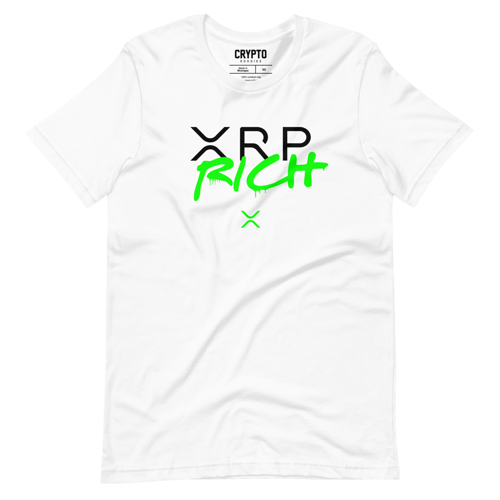 unisex staple t shirt white front 64b6e9cf5eedb - XRP Rich T-Shirt