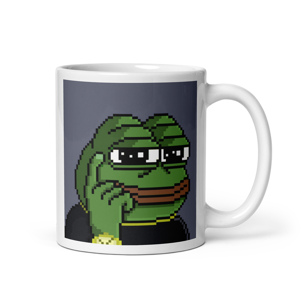 Pepe x Smart Guy Meme Mug