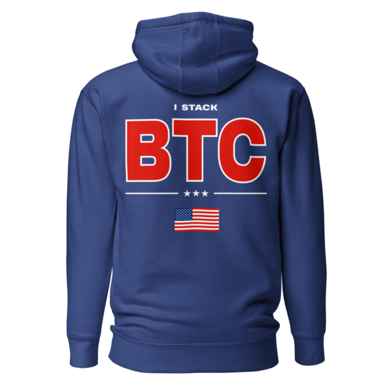 Bitcoin USA: I Stack BTC Hoodie