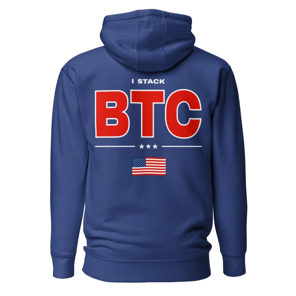 Bitcoin USA: I Stack BTC Hoodie - Image 4