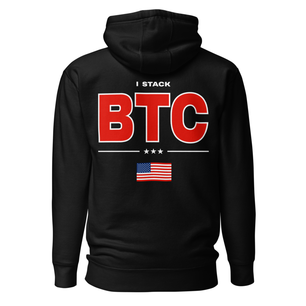 Bitcoin USA: I Stack BTC Hoodie