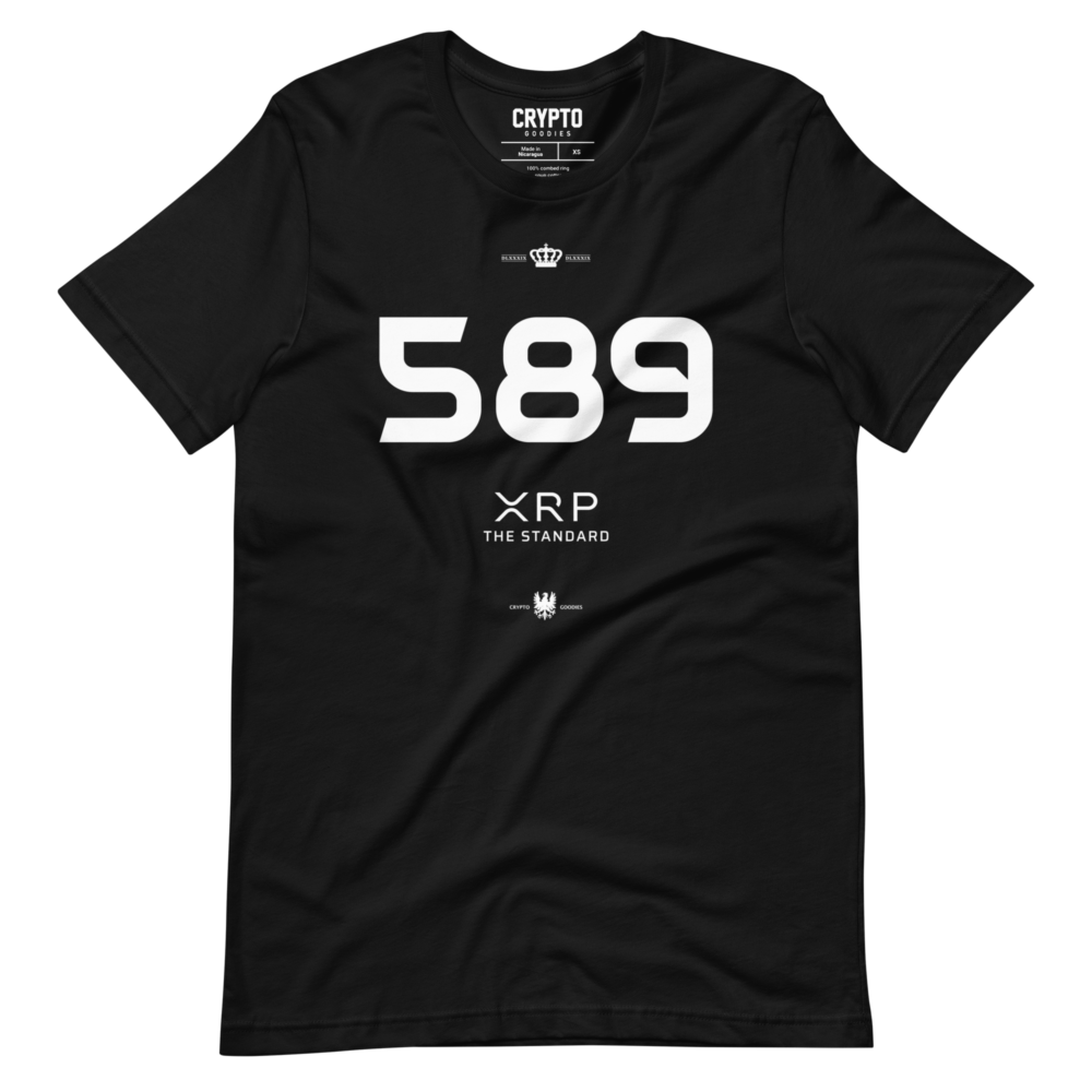 unisex staple t shirt black front 64cff1bfe564f - XRP 589 T-Shirt