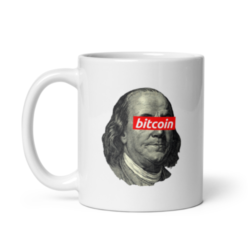 Benjamin Franklin Bitcoin mug