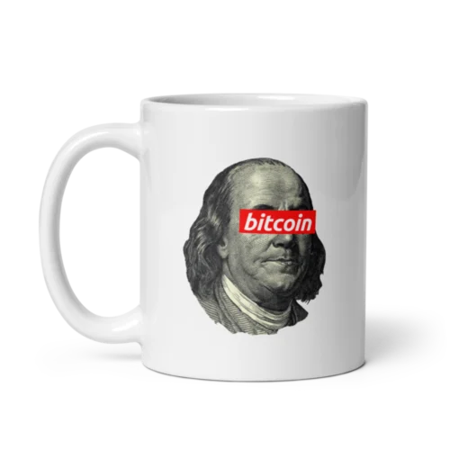 Benjamin Franklin Bitcoin mug