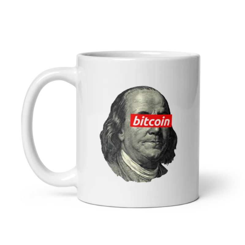 Benjamin Franklin Bitcoin mug