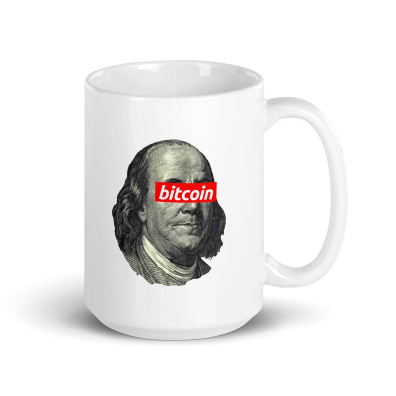 Benjamin Franklin Bitcoin mug
