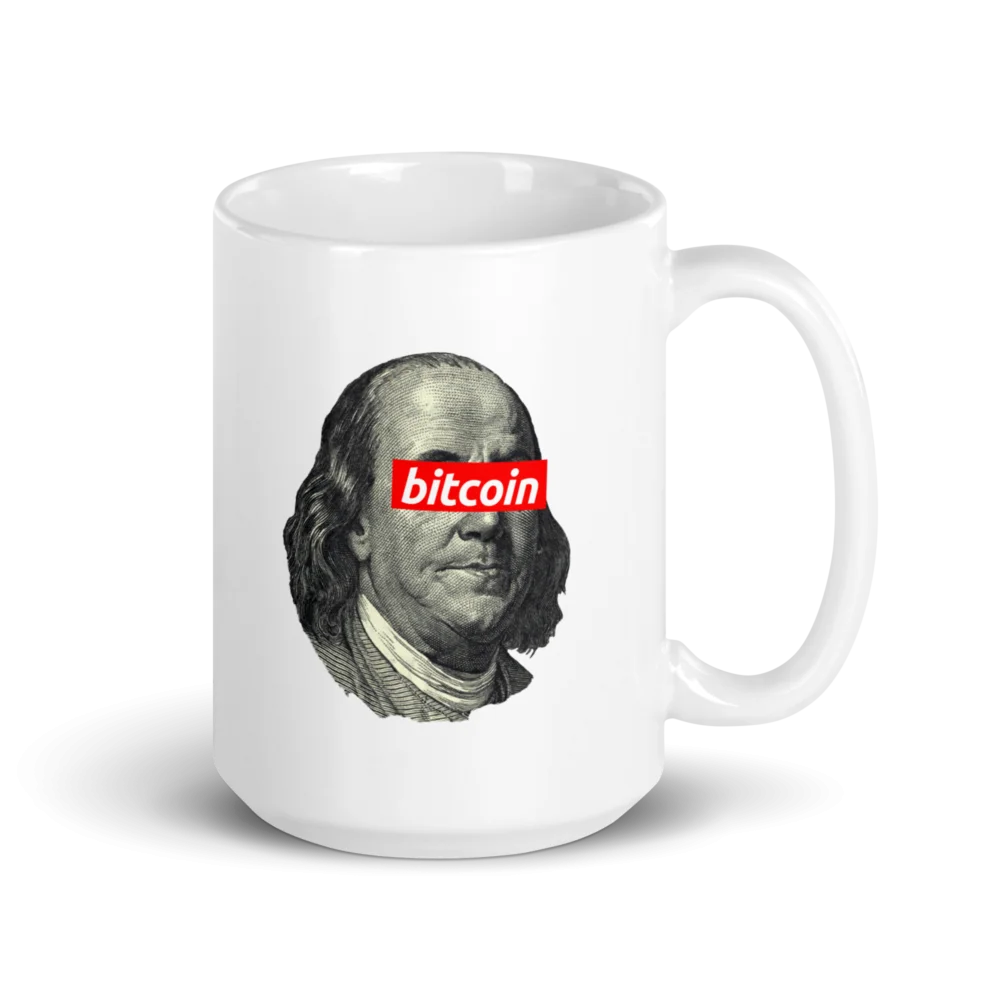 Benjamin Franklin Bitcoin mug - Image 3
