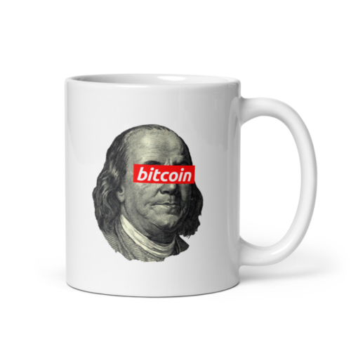 Benjamin Franklin Bitcoin mug