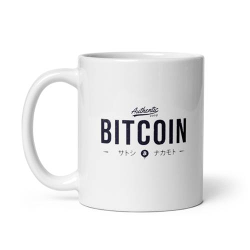 Bitcoin Authentic 2009 mug