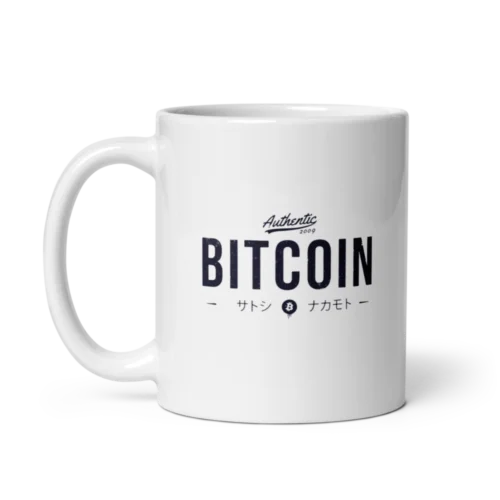 Bitcoin Authentic 2009 mug