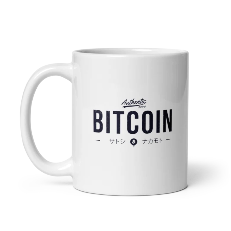 Bitcoin Authentic 2009 mug