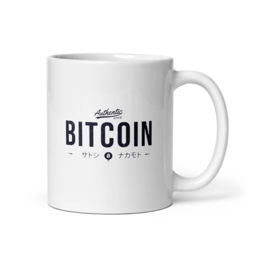 Bitcoin Authentic 2009 mug