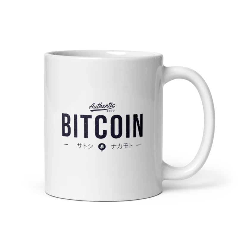 Bitcoin Authentic 2009 mug