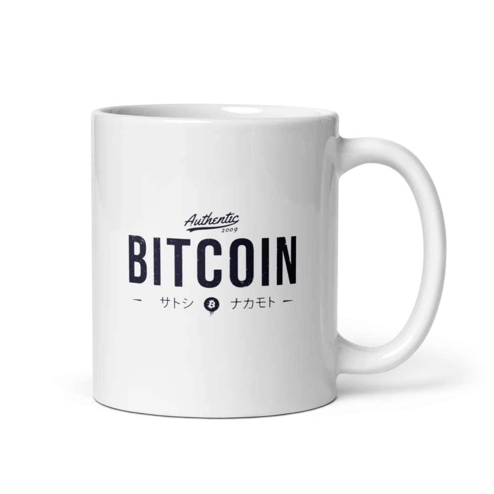 Bitcoin Authentic 2009 mug