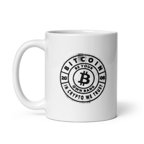 Bitcoin Be Your Own Bank mug